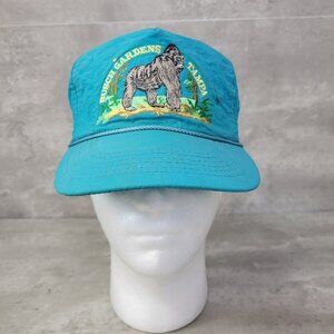 Vintage Busch Garden Cap Hat‎ Tampa Gorilla Embroidered Braided Trim Snapback